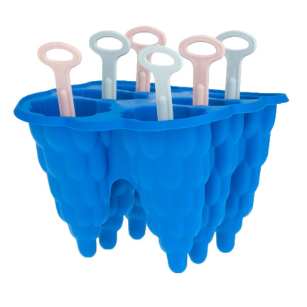 TG56186 6-ICE FILL FOR 6 ICE ON A STICK - SILICON Eiscremeform