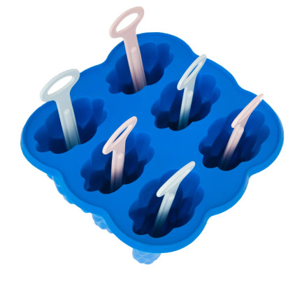 TG56186 6-ICE FILL FOR 6 ICE ON A STICK - SILICON Eiscremeform