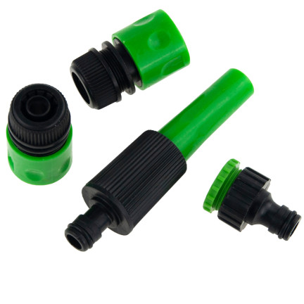 TG56191 UNIVERSALSCHLAUCH-GARTENSPRENGERSATZ + 3x ADAPTERSCHLAUCHVERBINDUNG
