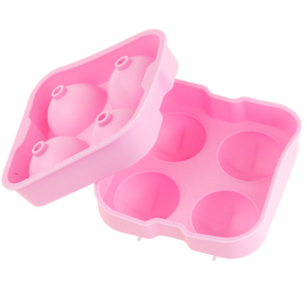 TG56244 FORMY NA VELKÉ LEDOVÉ DORTY SILIKONOVÉ KULIČKY 5CM x4 pro Whisky