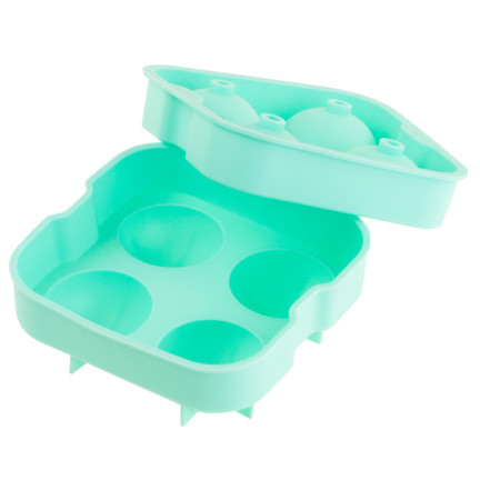 TG56244 FORMY NA VELKÉ LEDOVÉ DORTY SILIKONOVÉ KULIČKY 5CM x4 pro Whisky
