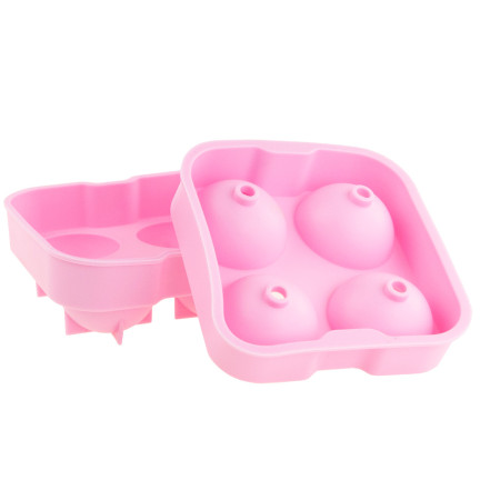 TG56244 FORMY NA VELKÉ LEDOVÉ DORTY SILIKONOVÉ KULIČKY 5CM x4 pro Whisky