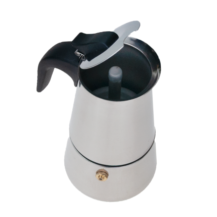 TG56285 Ocelový kávovar na 2 šálky MAKINETKA spařovač čaje 100ml