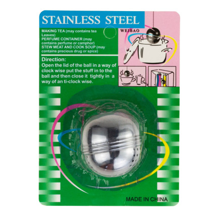 TG56306 OCELOVÉ KULIČKOVÉ SÍTKO NA PŘÍPRAVU BYLINKOVÉHO ČAJE