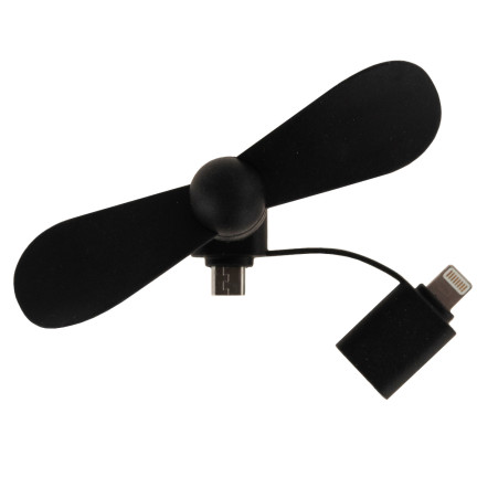 TG56377 MIKRO USB BLITZ TELEFON LÜFTER 3IN1