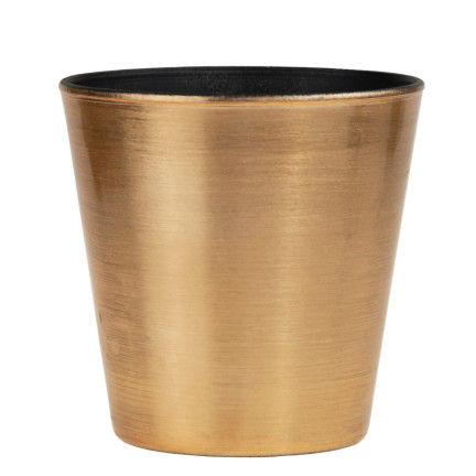 TG56800-2 BLUMENTOPFABDECKUNG WEIHNACHTEN GLITTER DEKORATIV GOLD