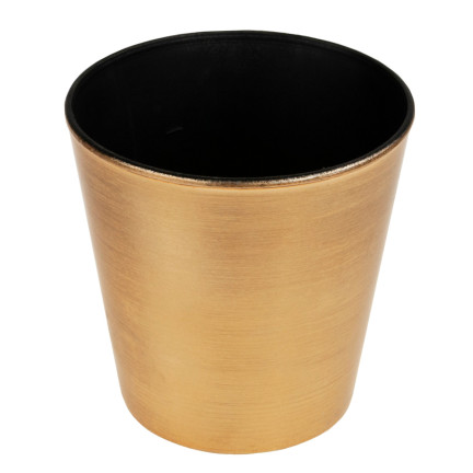TG56800-2 BLUMENTOPFABDECKUNG WEIHNACHTEN GLITTER DEKORATIV GOLD