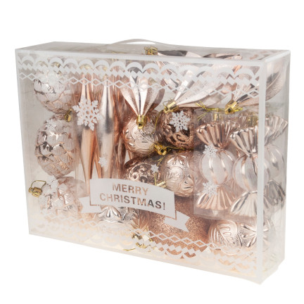 TG57484-2 GOLDEN CHRISTMAS BOMBES XXL 29pcs BOMB SHAPES Sternformen