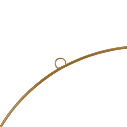 TG57548 DEKORATIVES REIFENRAD DEKORATIVE BASIS FÜR GIRLANDEN 30CM METALL