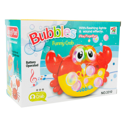TG57811 PĚNOVÝ KRABÍ STROJ NA MÝDLOVÉ BUBLINY + KAPALINA