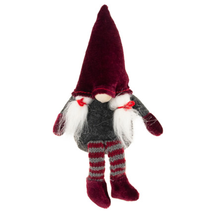 TG58155-1-G Weihnachten Figur Deko Wichtel Figuren Zwerg Gnom Ornamente Geschenk Tisch