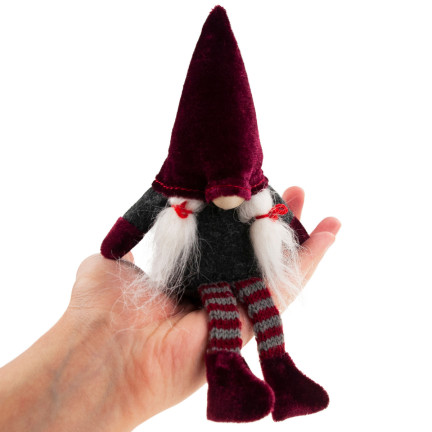TG58155-1-G Weihnachten Figur Deko Wichtel Figuren Zwerg Gnom Ornamente Geschenk Tisch