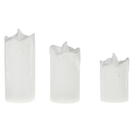 TG59562 LED KERZEN SET VON 3 STÜCK. KERZE NACHFÜLLEN WIE WACHS