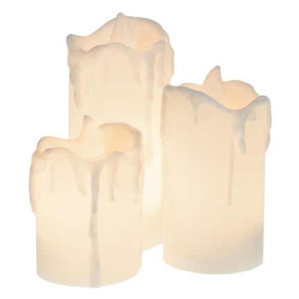 TG59562 LED KERZEN SET VON 3 STÜCK. KERZE NACHFÜLLEN WIE WACHS