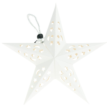 TG59705-1 STARLET HOLIDAY STREET VERTIKÁLNÍ 3D OTEVÍRACÍ OKENNÍ DEKORACE 27cm