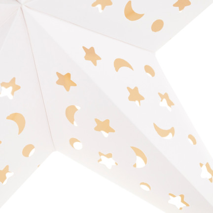 TG59707-1 GROSSER STERN FALTBAR WEIHNACHTEN GLASMALEREI PAPIER WEIHNACHTSSTERN