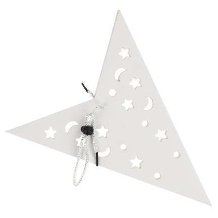 TG59707-1 GROSSER STERN FALTBAR WEIHNACHTEN GLASMALEREI PAPIER WEIHNACHTSSTERN