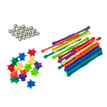 TG59932 MAGNETISCHE BAUSTEINE PÄDAGOGISCHES PUZZLE 70 EL