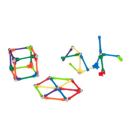 TG59932 MAGNETISCHE BAUSTEINE PÄDAGOGISCHES PUZZLE 70 EL