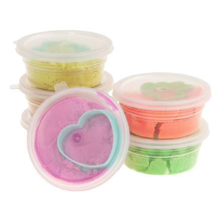 TG60423 KINETIC PIASKOLINA 6-pack + PIASKOLINA MOLDS