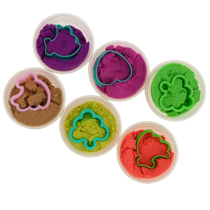 TG60423 KINETIC PIASKOLINA 6-pack + PIASKOLINA MOLDS