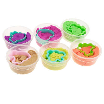 TG60423 KINETIC PIASKOLINA 6-pack + PIASKOLINA MOLDS