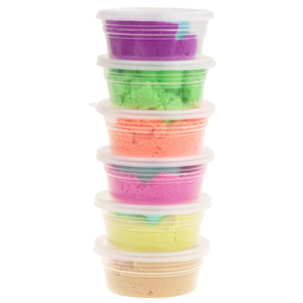 TG60423 KINETIC PIASKOLINA 6-pack + PIASKOLINA MOLDS