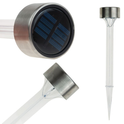 TG60448 Solar-Gartenlampe modern transparent