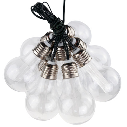 TG60455 GIRLANDA SOLÁRNÍ LAMPA SOLÁRNÍ ŽÁROVKY ZAHRADNÍ SVĚTLO PRO BALKONOVÉ SVĚTLO ŘETĚZEC