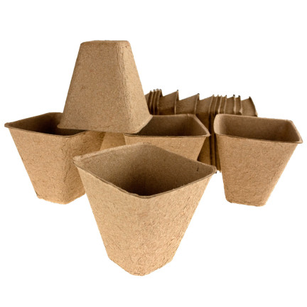 TG60480 TORF TÖPFE P8 BIOLOGISCH ABBAUBAR SETZLINGE SETZLINGE 8 CM 18 STÜCK