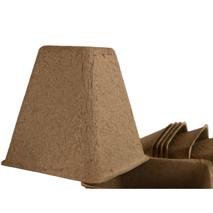 TG60480 TORF TÖPFE P8 BIOLOGISCH ABBAUBAR SETZLINGE SETZLINGE 8 CM 18 STÜCK