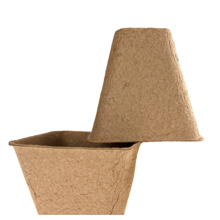 TG60480 TORF TÖPFE P8 BIOLOGISCH ABBAUBAR SETZLINGE SETZLINGE 8 CM 18 STÜCK