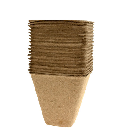 TG60480 TORF TÖPFE P8 BIOLOGISCH ABBAUBAR SETZLINGE SETZLINGE 8 CM 18 STÜCK