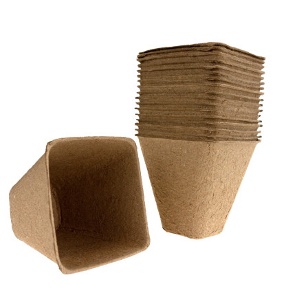 TG60480 TORF TÖPFE P8 BIOLOGISCH ABBAUBAR SETZLINGE SETZLINGE 8 CM 18 STÜCK