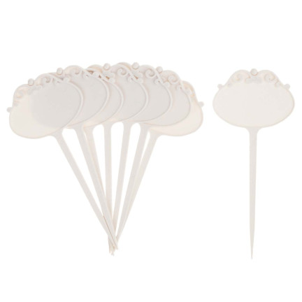 TG60487 ETIKETTIERUNG TAGS PFLANZE SAMEN SÄMLINGE MARKER 8PCS/KPL