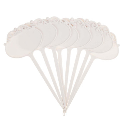 TG60487 ETIKETTIERUNG TAGS PFLANZE SAMEN SÄMLINGE MARKER 8PCS/KPL