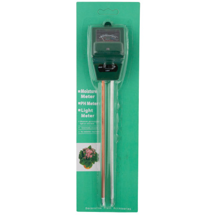 TG60492 3-in-1 Soil pH and Moisture Tester by Słońca