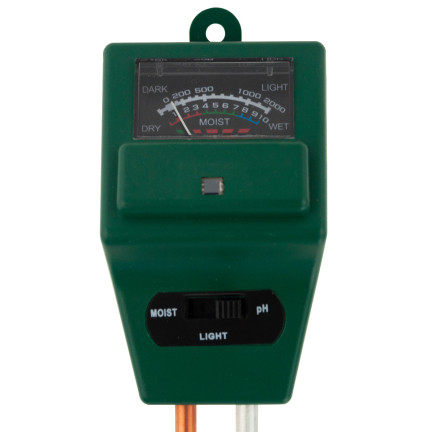 TG60492 3-in-1 Soil pH and Moisture Tester by Słońca