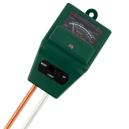 TG60492 3-in-1 Soil pH and Moisture Tester by Słońca