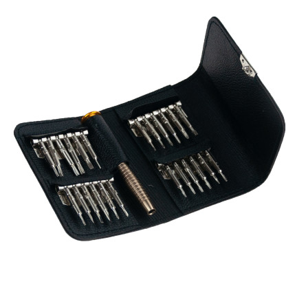 TG60646 MULTIFUNKTIONSWERKZEUGE PRÄZISIONSSCHALTER 25in1 TORX IMBUS CROSS BITS + Koffer