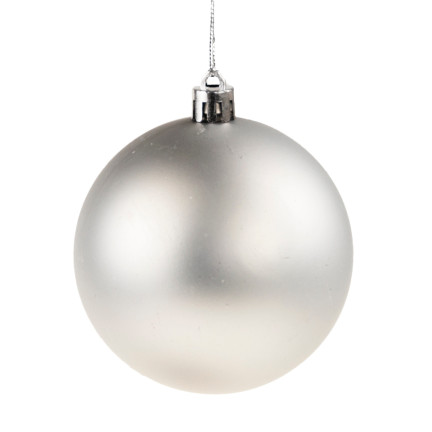 TG63172-1 SILVER BOMBES CHOINK SET 6cm 6PERSONEN NON-BREAKING CHOIN BOMBES