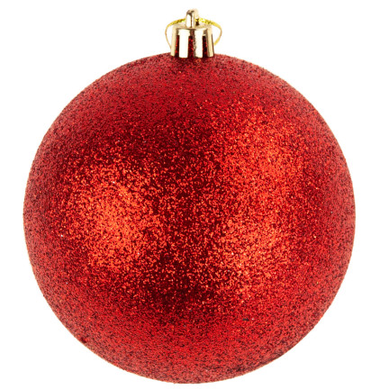 TG74324-4 KUGELN KUNSTSTOFFKUGELN SET 12PCS/KPL ROT WEIHNACHTSBAUMSCHMUCK