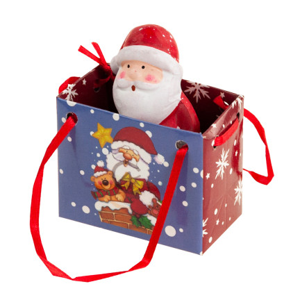 38164-2 FIGURKA SANTA CLAUSE KERAMICKÁ VÁNOČNÍ DEKORACE