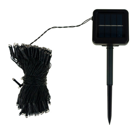 TG63191-2 SOLAR CHANDLER LAMP 200 LED 22m GIRLANDS WHITE 8 FUNKTIONEN