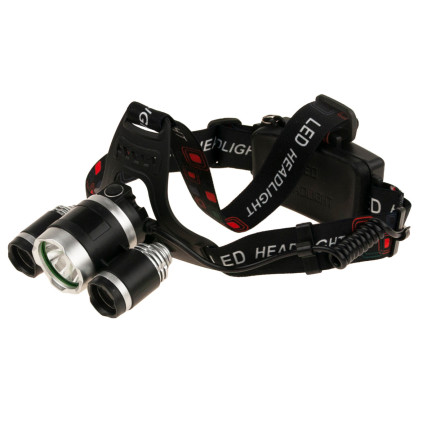 TG63200 ZOOM LED ZOOM CREE XML T6 HEADLIGHT 2 dobíjecí baterie + 2 nabíječky