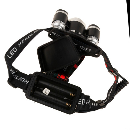TG63200 ZOOM LED ZOOM CREE XML T6 HEADLIGHT 2 dobíjecí baterie + 2 nabíječky