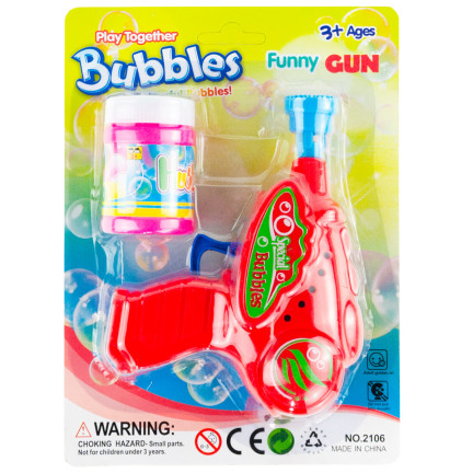 TG63365 AUTOMATICKÁ PISTOLE NA MÝDLOVÉ BUBLINY + BUBLINKOVÁ KAPALINA