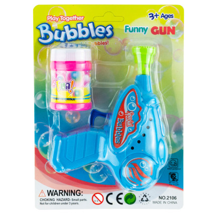 TG63365 AUTOMATICKÁ PISTOLE NA MÝDLOVÉ BUBLINY + BUBLINKOVÁ KAPALINA