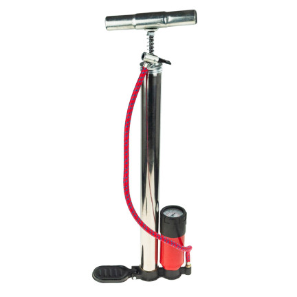 TG63646 STANDPUMPE MIT MANOMETER FUSSPUMPE AUTO METALL