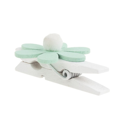 TG63859 DEKORATIVE HÖLZERNE MINI-CLIPS PASTELL 9PCS EASTERLY